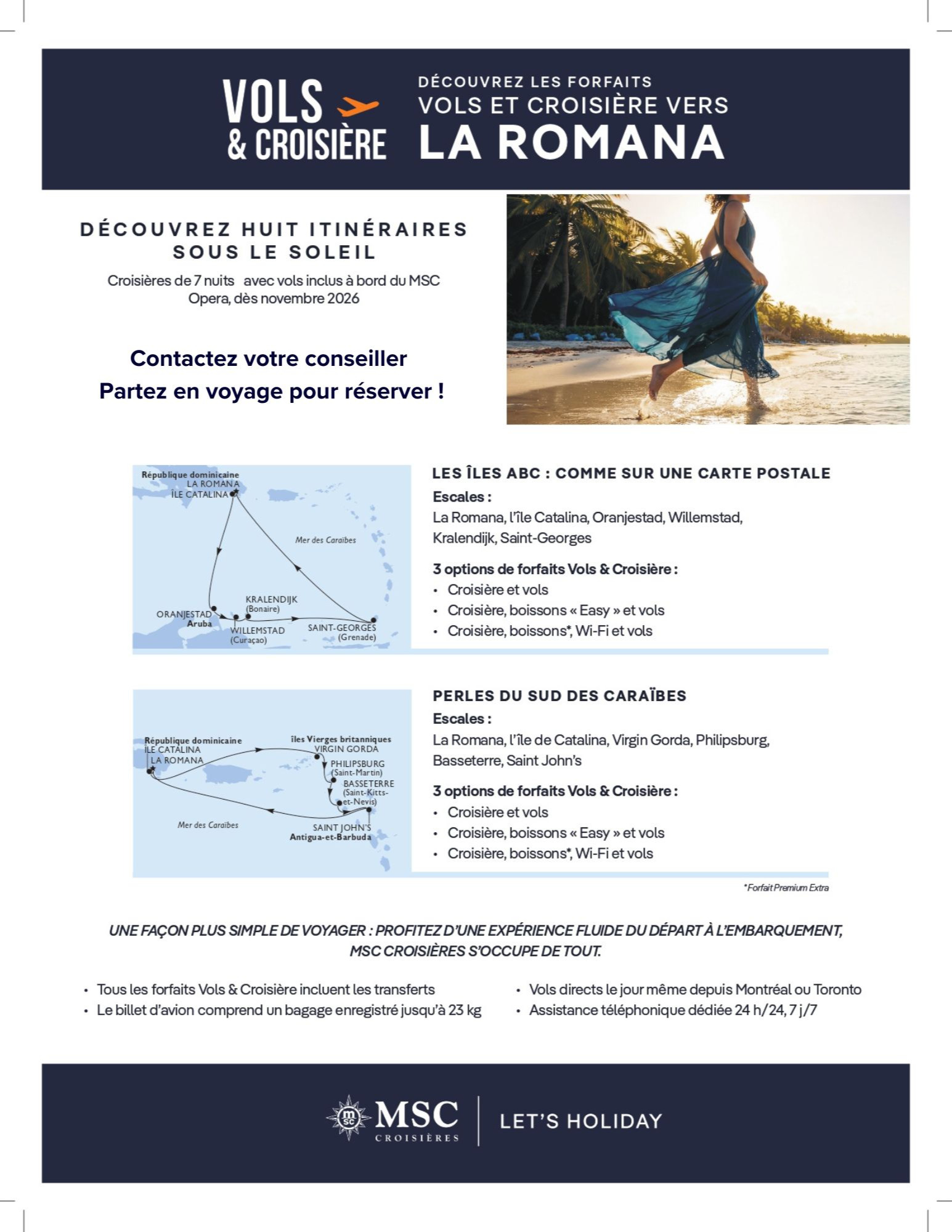 Promotion amawaterways vols & croisières LA ROMANA avec Partez en Voyage