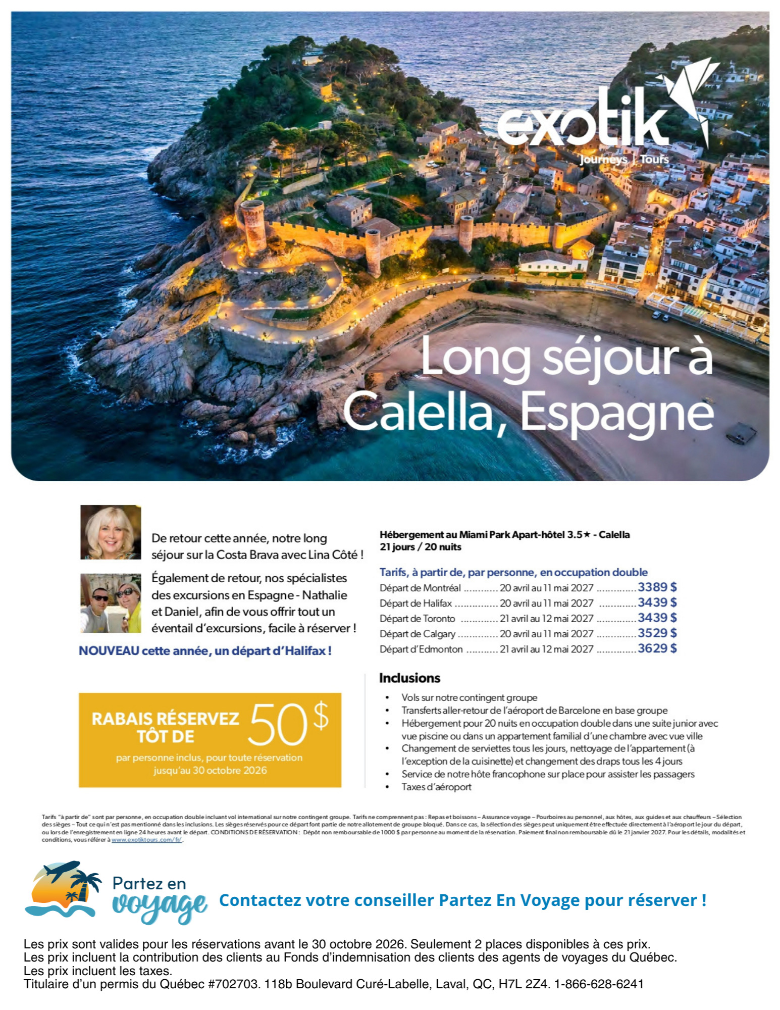 Calella, Espagne &ndash; 21 jours